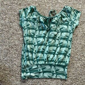 Charlotte green woman’s blouse